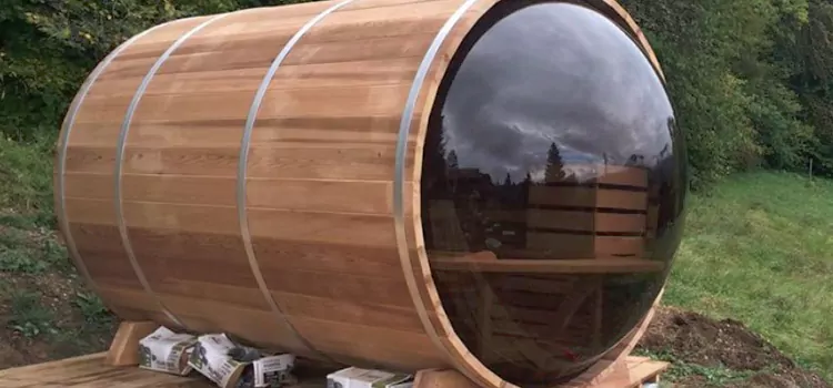 Panorama 4-Person Glass Cabin Sauna Maintenance in Kawartha Lakes, Ontario