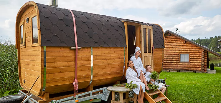 Residential Outdoor Cabin Sauna Construction in Kawartha Lakes, Ontario