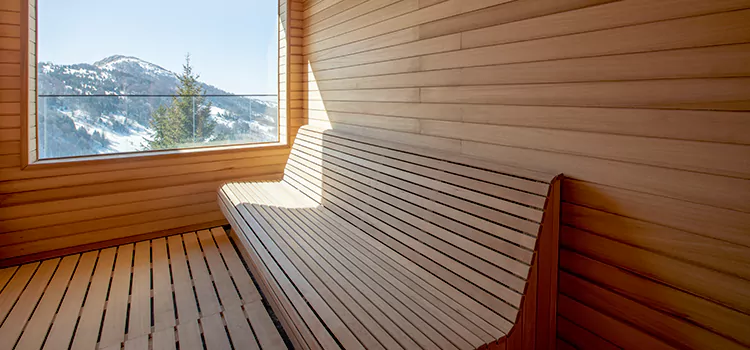Luxury Pine Wood Sauna Restoration and Refurbishment in Kawartha Lakes, ON